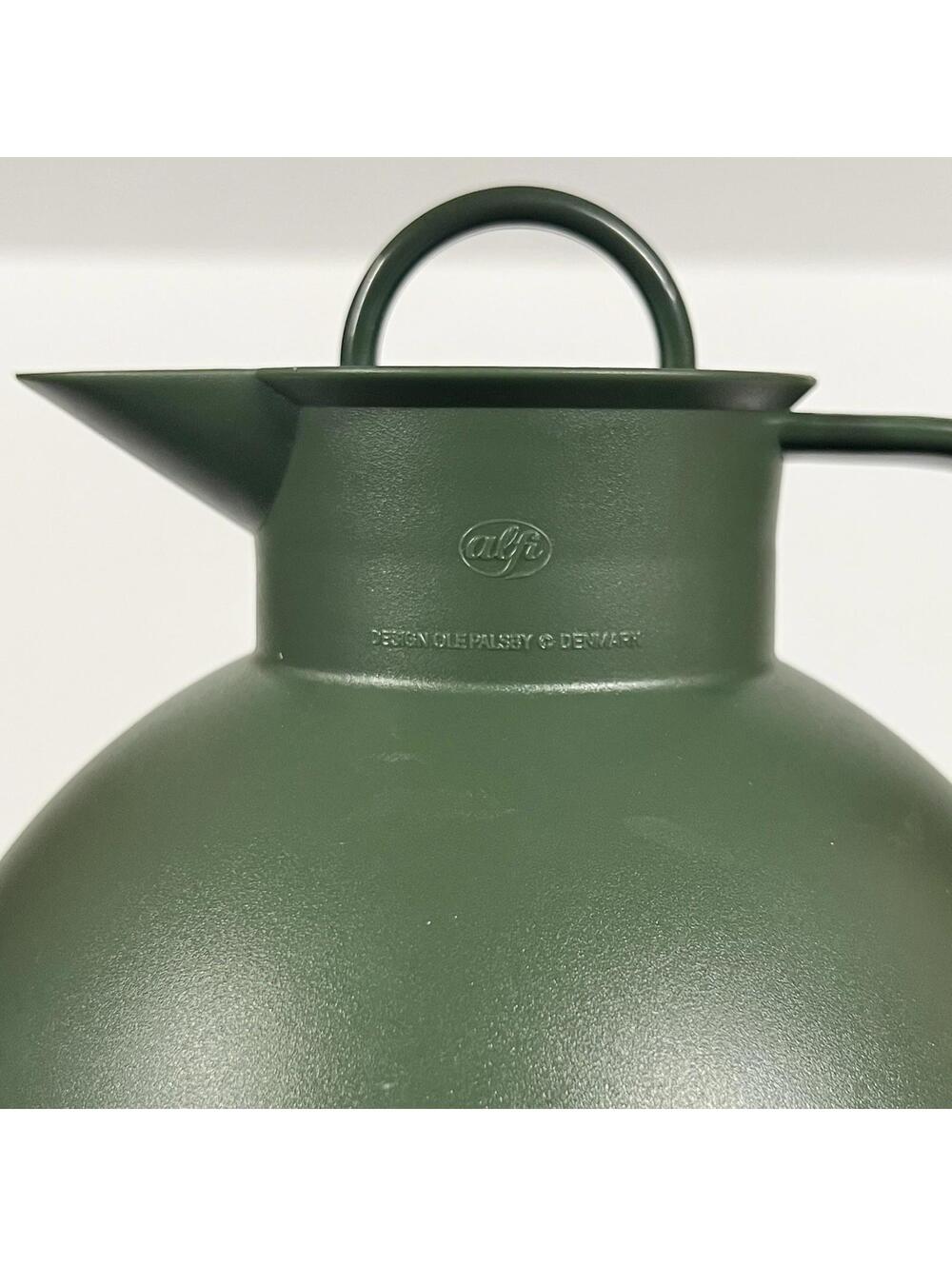 Vintage Alfi Green Kugel Coffee Tea Insulated Vaccum Carafe Screw Top - Picture 4 of 12